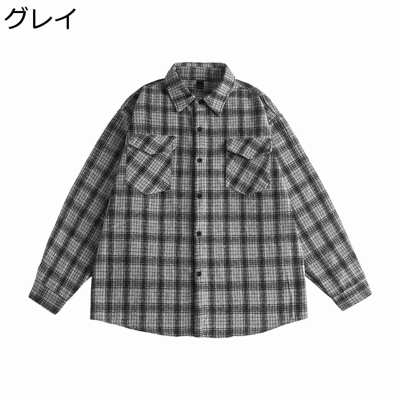 【楽天市場】長袖シャツ チェックシャツ メンズ 青 ネルシャツ 胸ポケット ジャケット コート 折り襟 ボタンダウンシャツ 開襟シャツ 春着