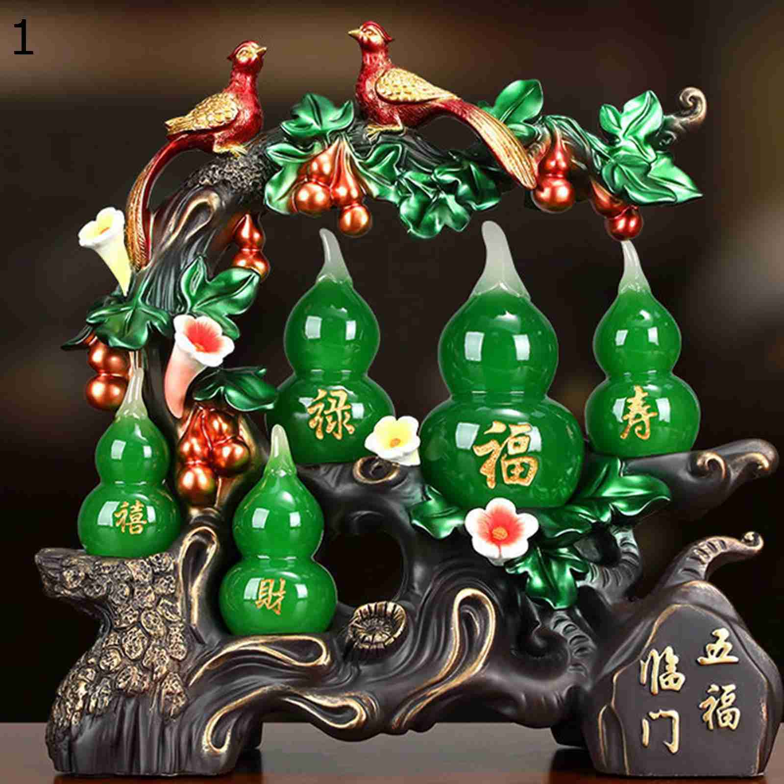 楽天市場】上州瓢箪 ひょうたんの置物020 二段模様 高さ56cm 研ぎ出し