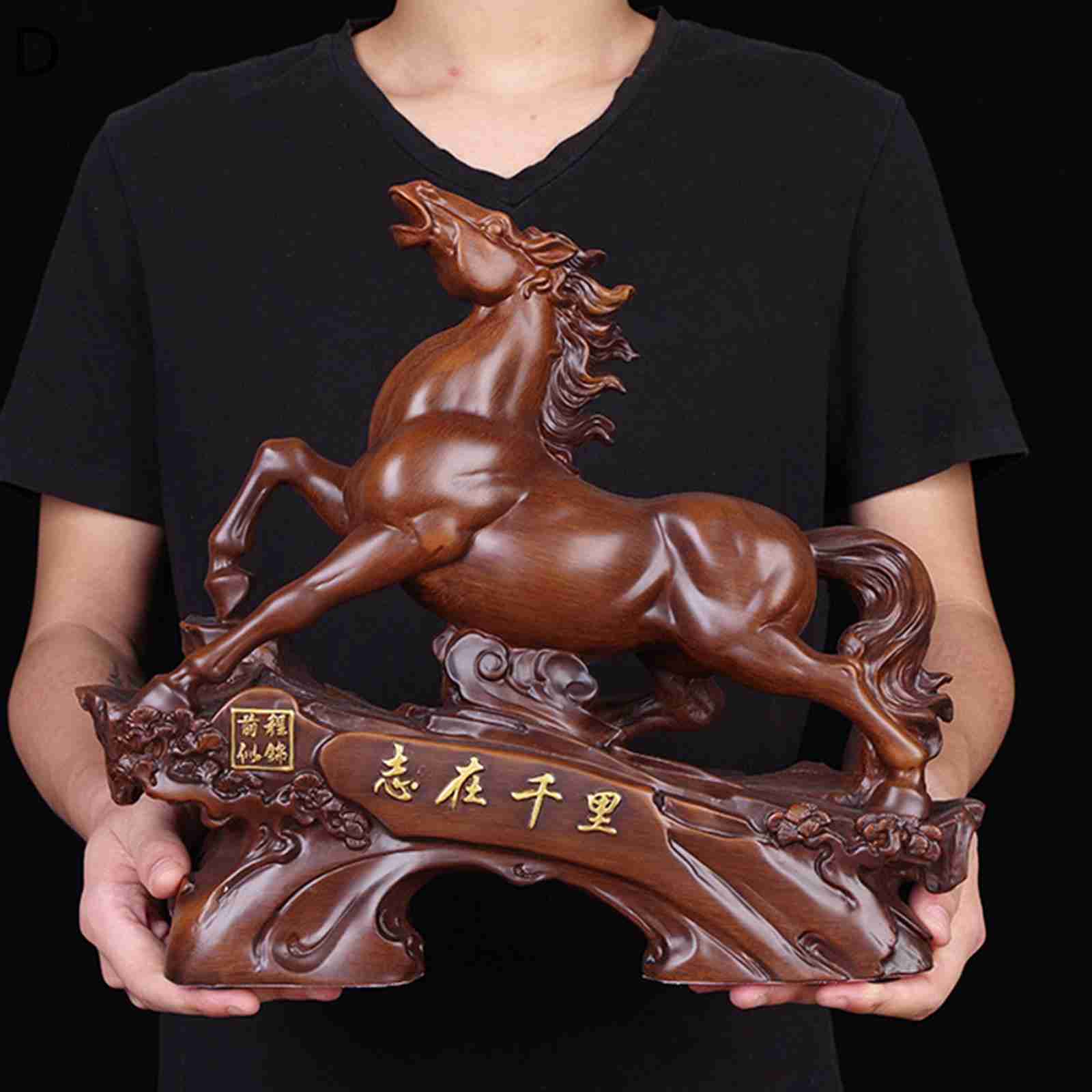 ペガサスの置物 888g 縁起物「成功」「繁栄」「名声」の象徴 幸せの置場