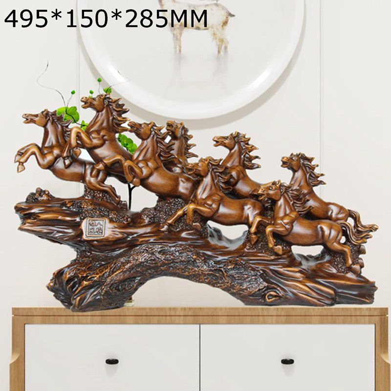 楽天市場】特製 開運 八頭馬 (はちとうま) 黄銅製 ＜風水置物・開運