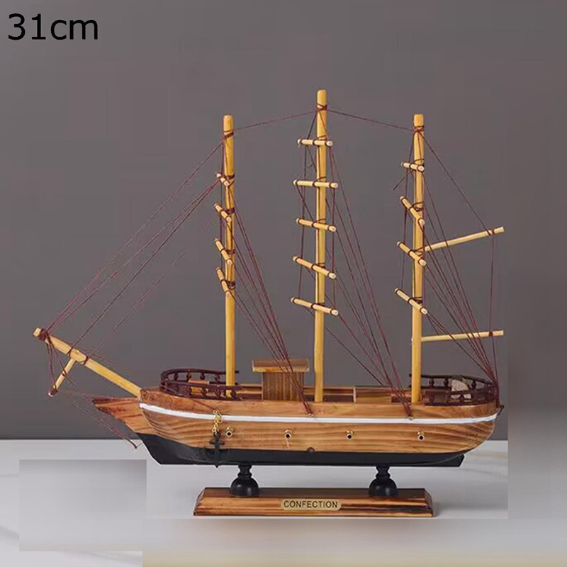 楽天市場】帆船模型 木製帆船 海賊船 レトロ調 ヨーロッパ風 船