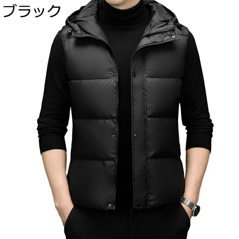 楽天市場】ダウンベスト メンズ フードベスト スポーツ ノースリーブ