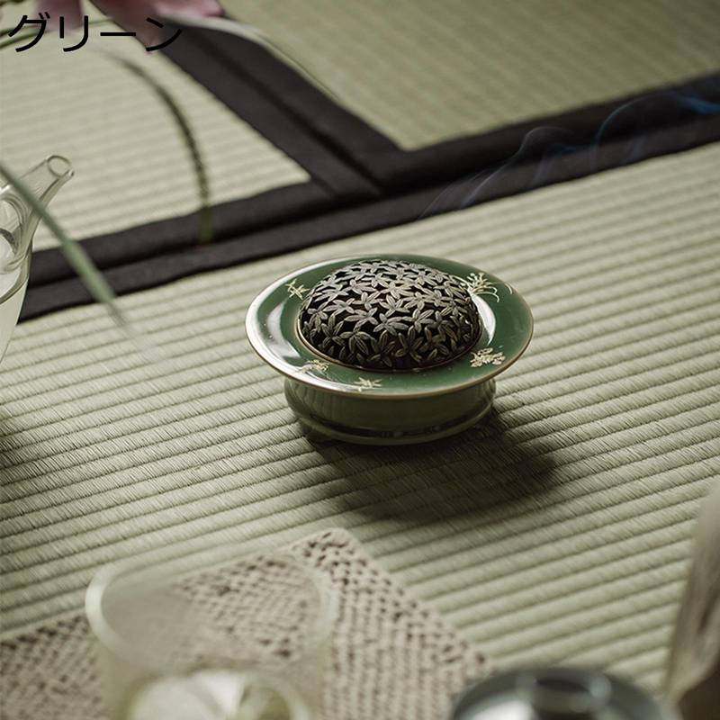 楽天市場】九龍大香炉 香炉 香具 アロマストーブ 家用 室内 銅製 蓋