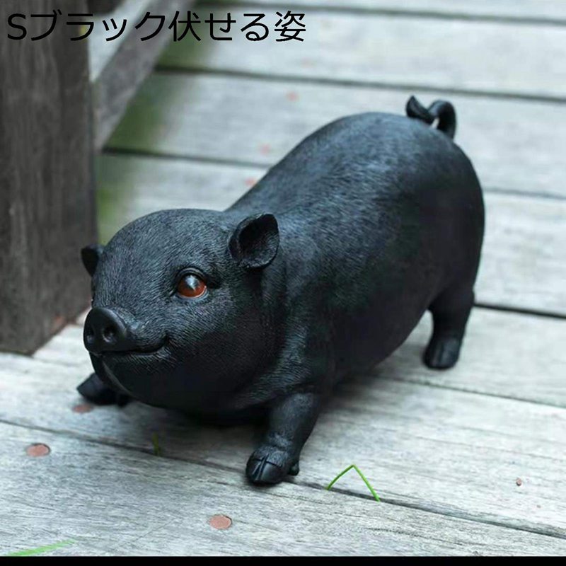 楽天市場】ブタ 置物 壁掛けタイプ ぶた リアルな豚の置物 動物