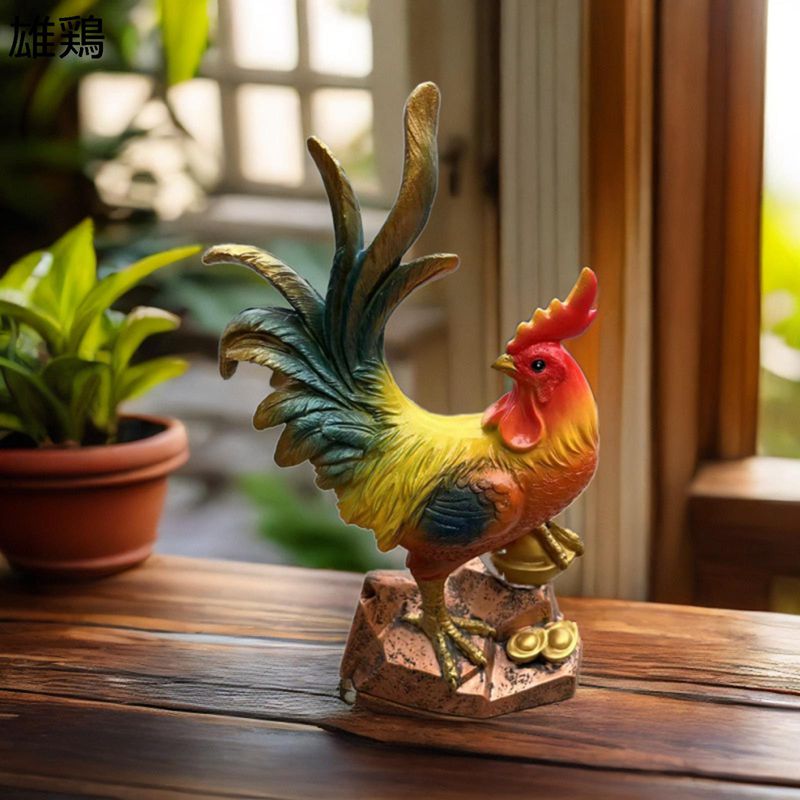 楽天市場】雌鳥 (ヘンリエッタ)雌鶏（メンドリ）ニワトリの彩色彫像