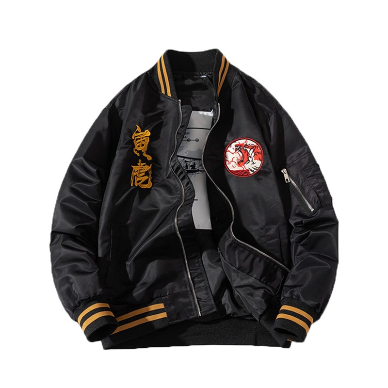 1983年製 vintage スカジャン フライト ジャケット コリジャン 楽天市場】スカジャン カーゴジャケット メンズ 虎柄 コート 刺繍