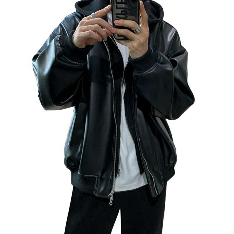 【週末特別価格】INTERFACE レザースタジャン Lサイズ Liugoo Leathers 【20周年記念20%OFFクーポン】Liugoo Leathers 本革