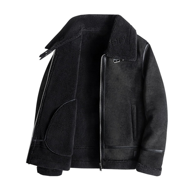 楽天市場】ライダースジャケット メンズ ジップアップ ボア付き PU