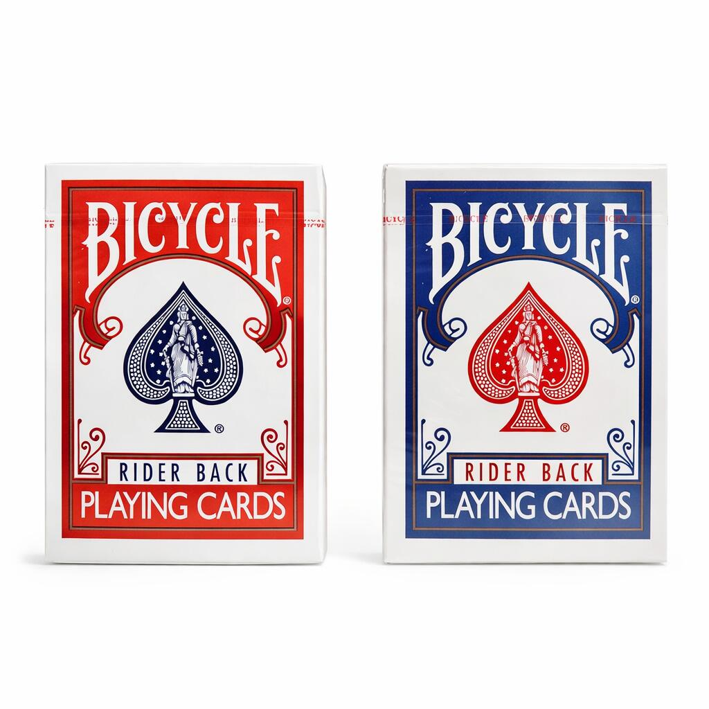 楽天市場】バイスクル トランプ 12個セット(赤・青 各6個) 1ダース