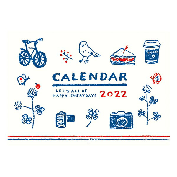 楽天市場 22年 イラストライフカレンダー 壁掛けタイプ Ck 25 あす楽対応 文具 文房具のkdm 楽天市場支店