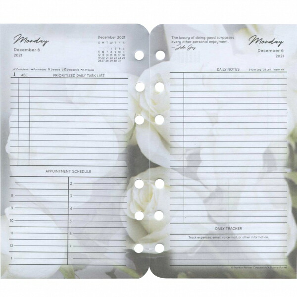 送料無料 一部地域除く 21年 7月始まり ポケット ブルーム デイリー リフィル 英語版 B0356 あす楽対応 Tbset Com