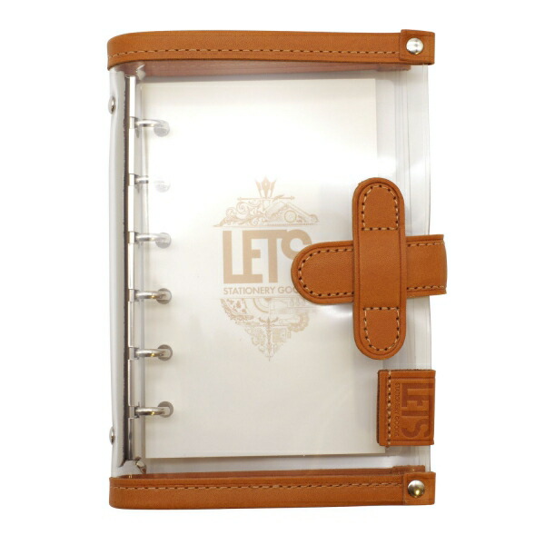 LETS STATIONERY GOODS クリアシステム手帳 ミニ6【ナチュラル】｜文具・文房具のKDM 支店 9,504円