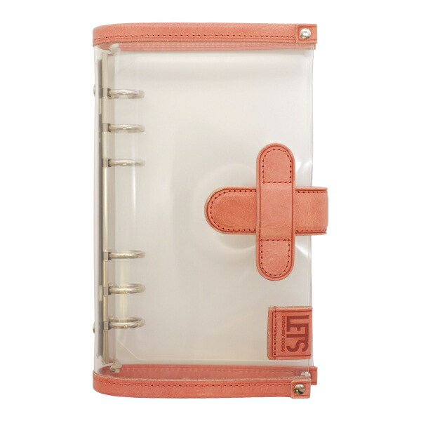 LETS STATIONERY GOODS クリアシステム手帳 バイブル【mostro/アプリコットピンク】 12,540円