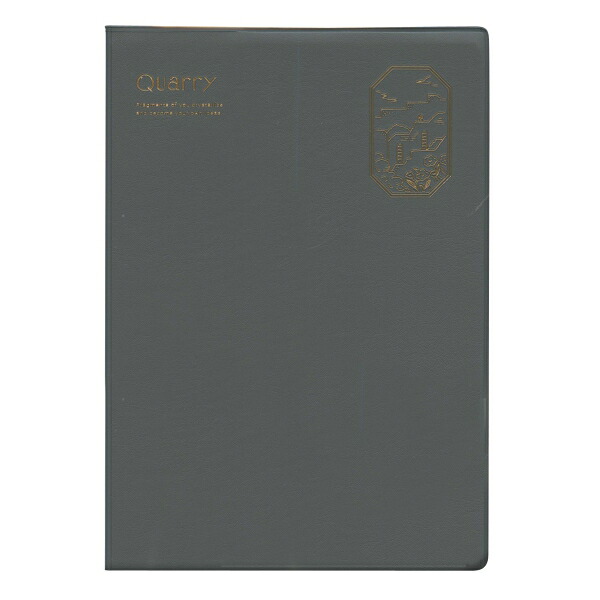 Quarry Notebook 【楽天市場】Quarry notebook /クオリーノートブック B6【slate gray】:文具・文房具のKDM 楽天市場支店