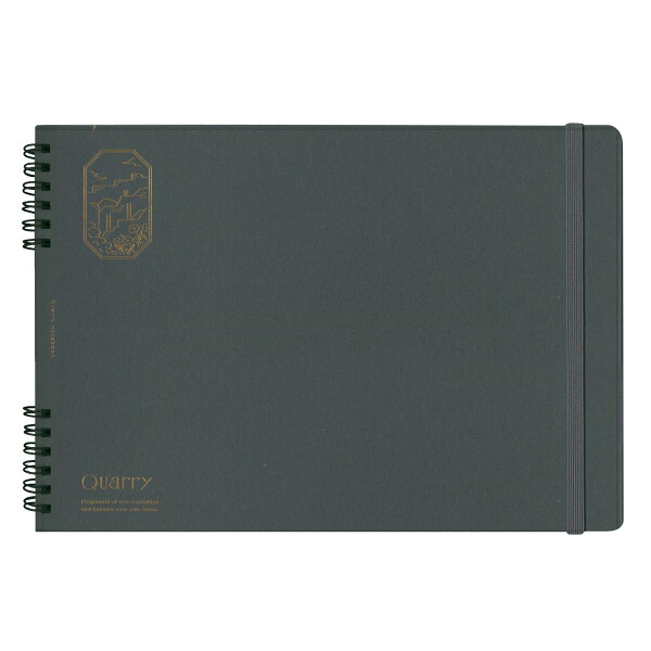 Quarry Notebook 【楽天市場】Quarry notebook/クオリーノートブック B5wide 方眼【slate gray】:文具・文房具のKDM 楽天市場支店