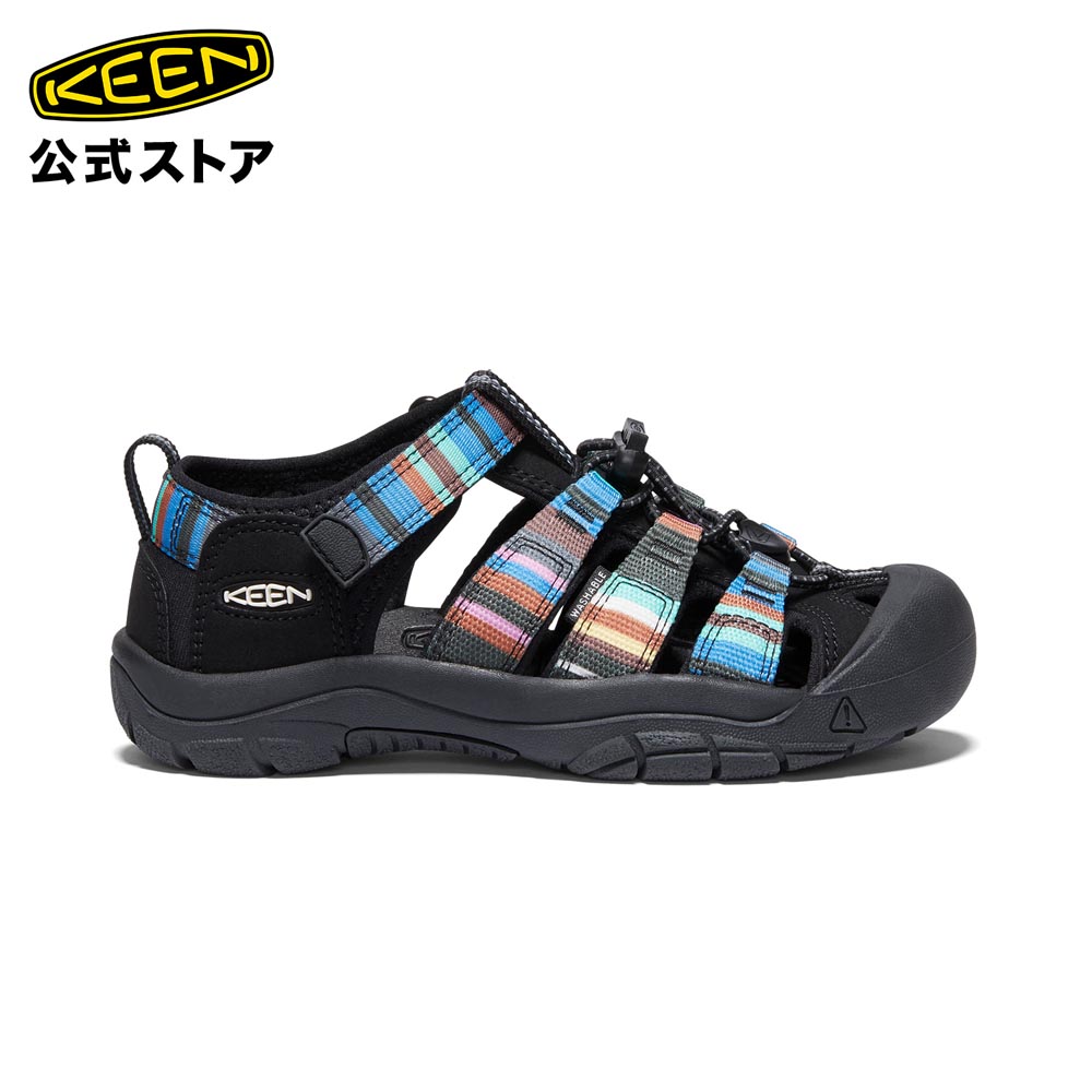 【公式】 KEEN キーン ビッグキッズ 20-23.5cm ニューポート エイチツー NEWPORT H2 サンダル つま先保護 男の子 女の子 ブラック 黒 1026280画像
