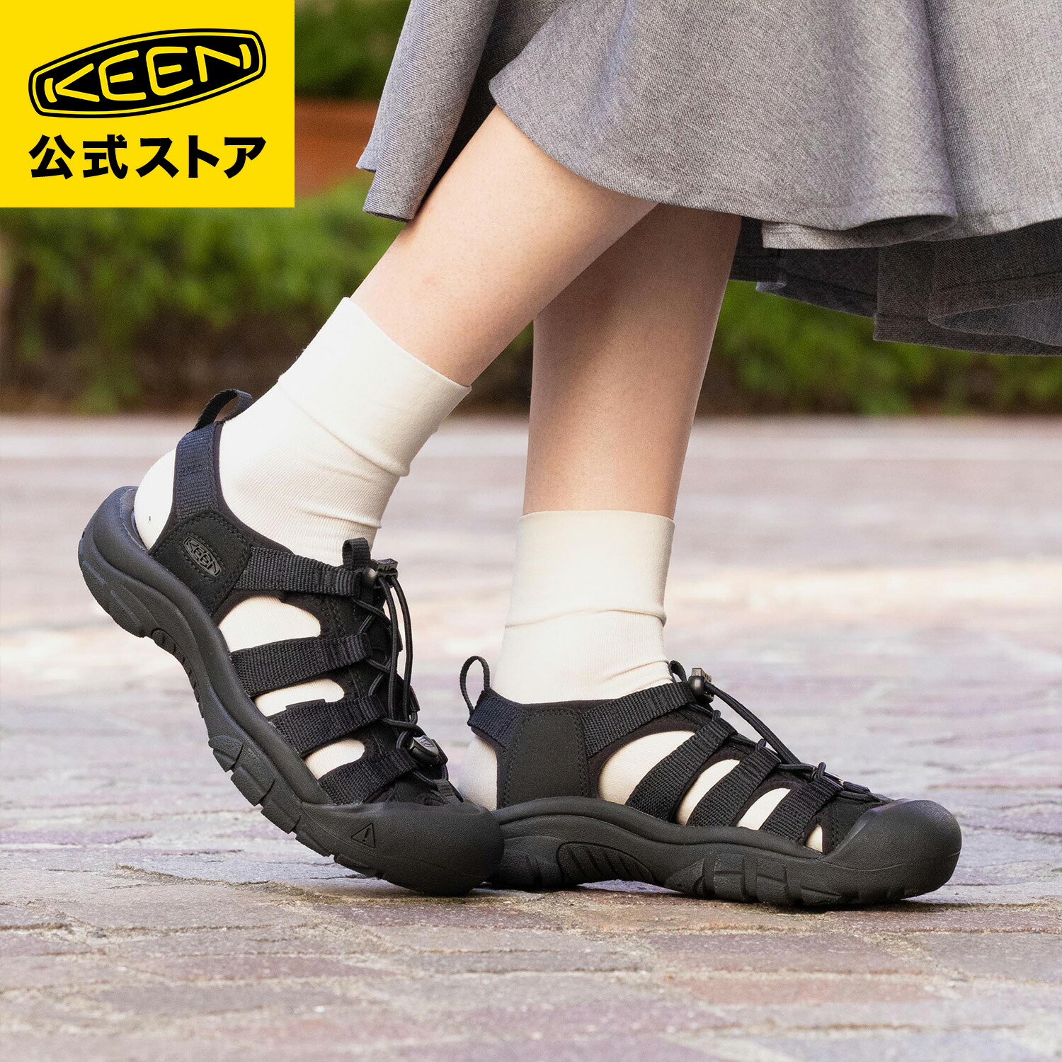 【公式】 KEEN キーン レディース ニューポート エイチツー NEWPORT H2 サンダル アウトドア キャンプ ブラック 黒 1025028画像