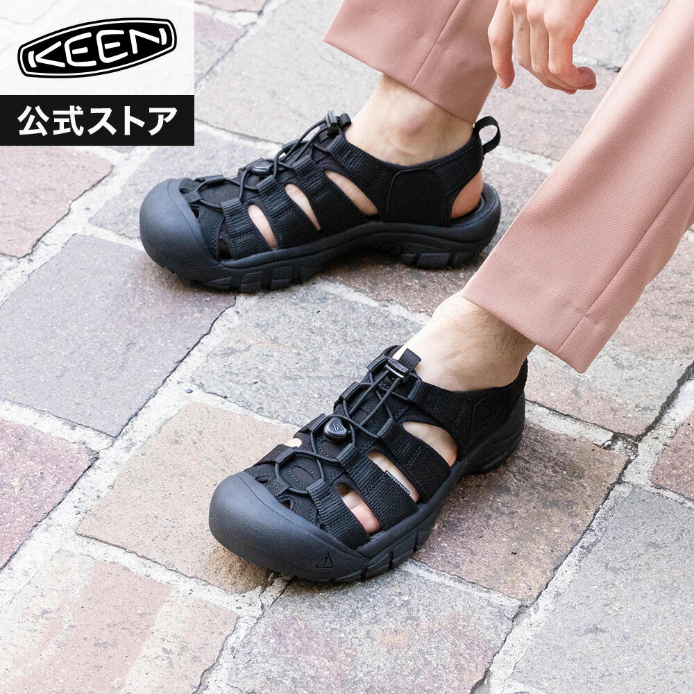 【公式】 KEEN キーン メンズ ニューポート エイチツー NEWPORT H2 サンダル アウトドア キャンプ ブラック 黒画像