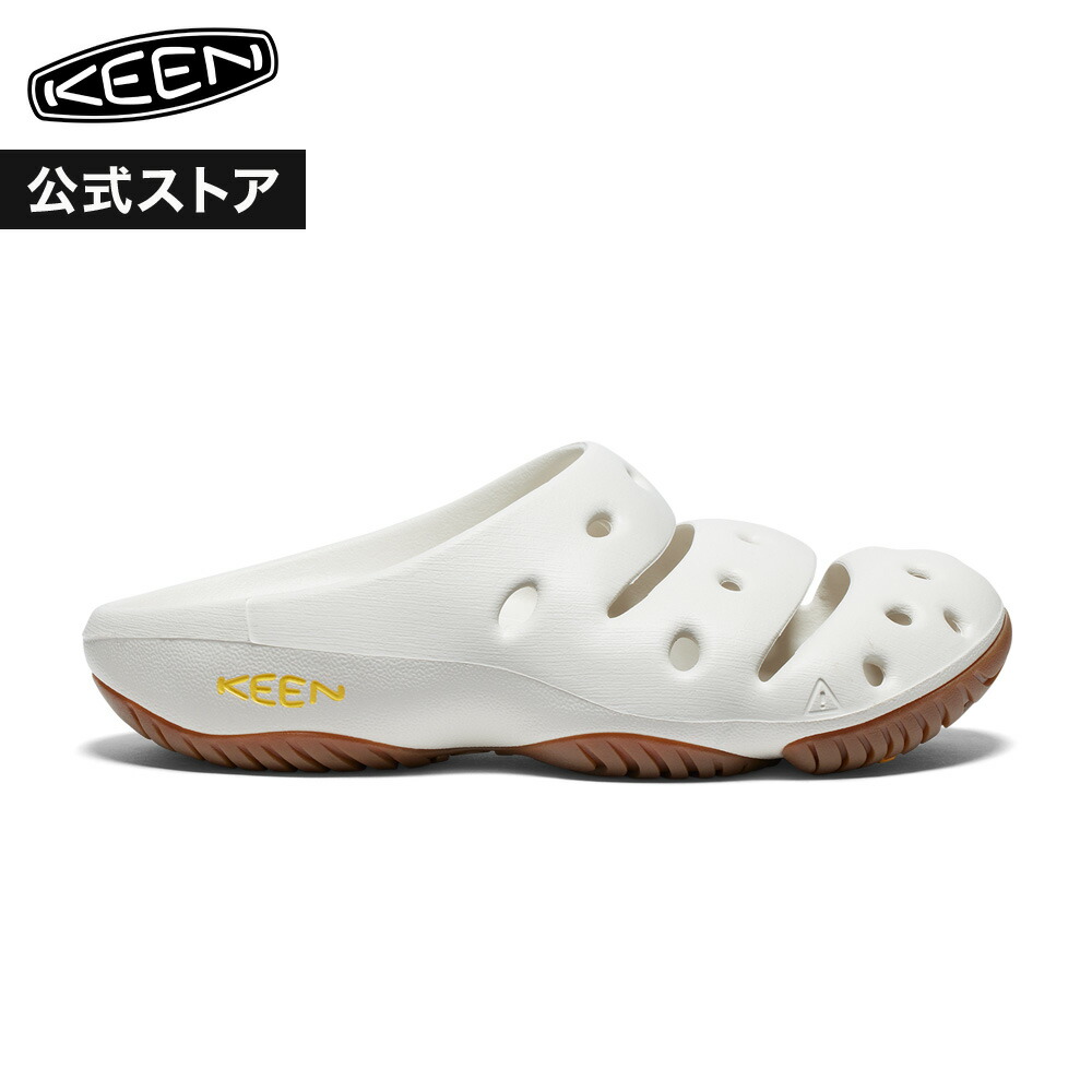 【楽天市場】【公式】 KEEN キーン メンズ ヨギ YOGUI スリッポン サンダル アウトドア フェス ホワイト 白：KEEN公式 楽天市場店
