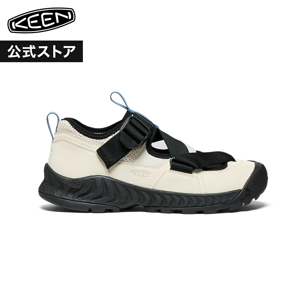 【公式】 KEEN キーン レディース メンズ オールジェンダー フッドゼラ サンダル HOODZERRA SANDAL 軽量 アウトドア キャンプ フェス シンプル カジュアル ホワイト 白 ブラック 黒
