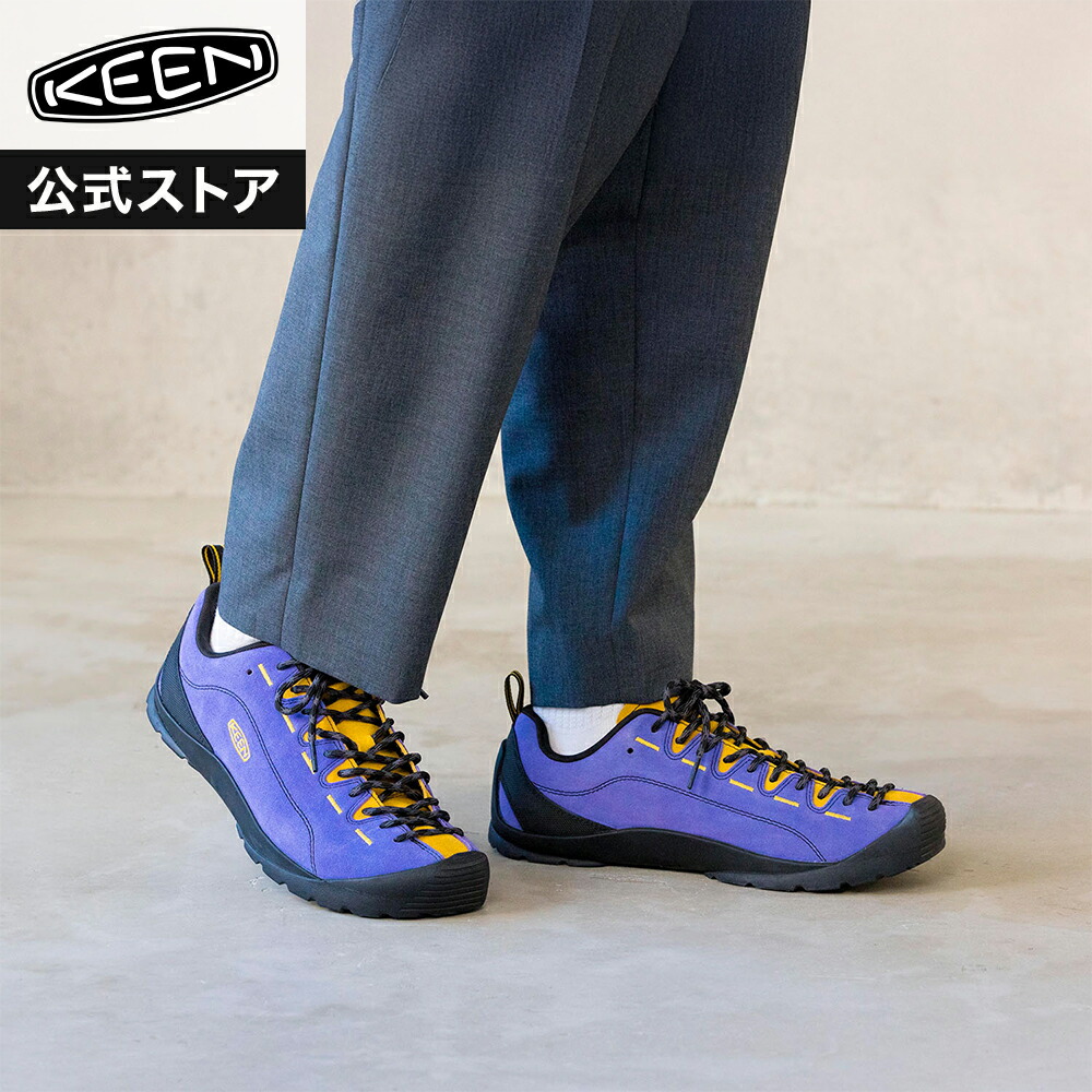 SALE 30%OFF【公式】 KEEN キーン メンズ JASPER ジャスパー スニーカー 靴 ローカット アウトドア キャンプ シンプル カジュアル パープル 紫