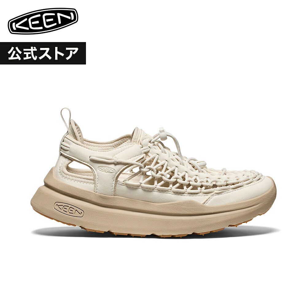 【公式】 KEEN キーン レディース ユニーク ダブルケー UNEEK WK スニーカー 靴 ウォーキングシューズ ローカット アウトドア キャンプ シンプル カジュアル ホワイト 白