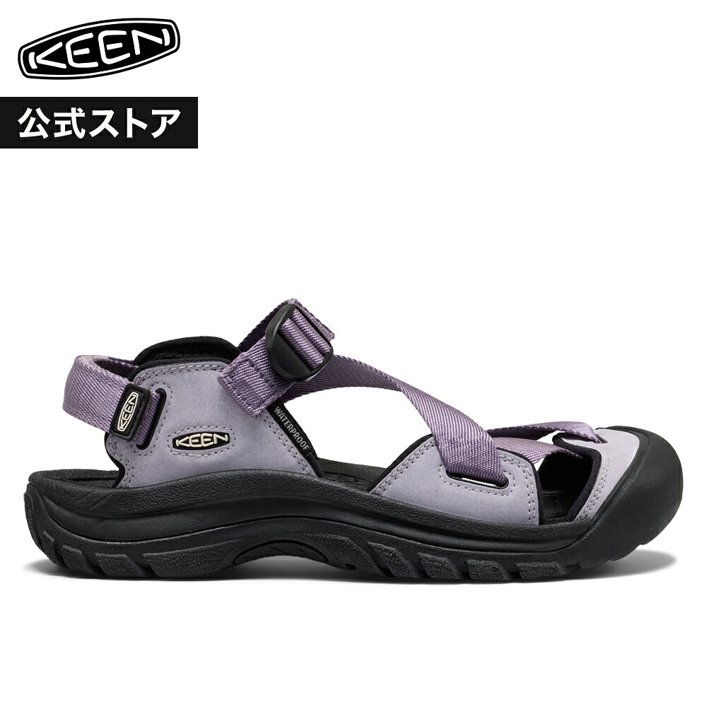 【公式】 KEEN キーン レディース ゼラポート ツー ZERRAPORT II サンダル 軽量 定番 アウトドア キャンプ フェス シンプル カジュアル パープル 紫