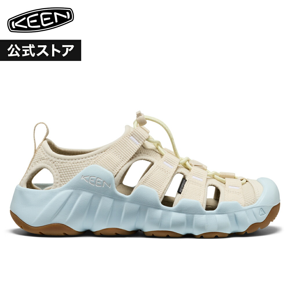 【公式】 KEEN キーン レディース ハイパーポート エイチツー HYPERPORT H2 サンダル 軽量 定番 アウトドア キャンプ フェス シンプル カジュアル ブルー オフホワイト｜KEEN公式 店