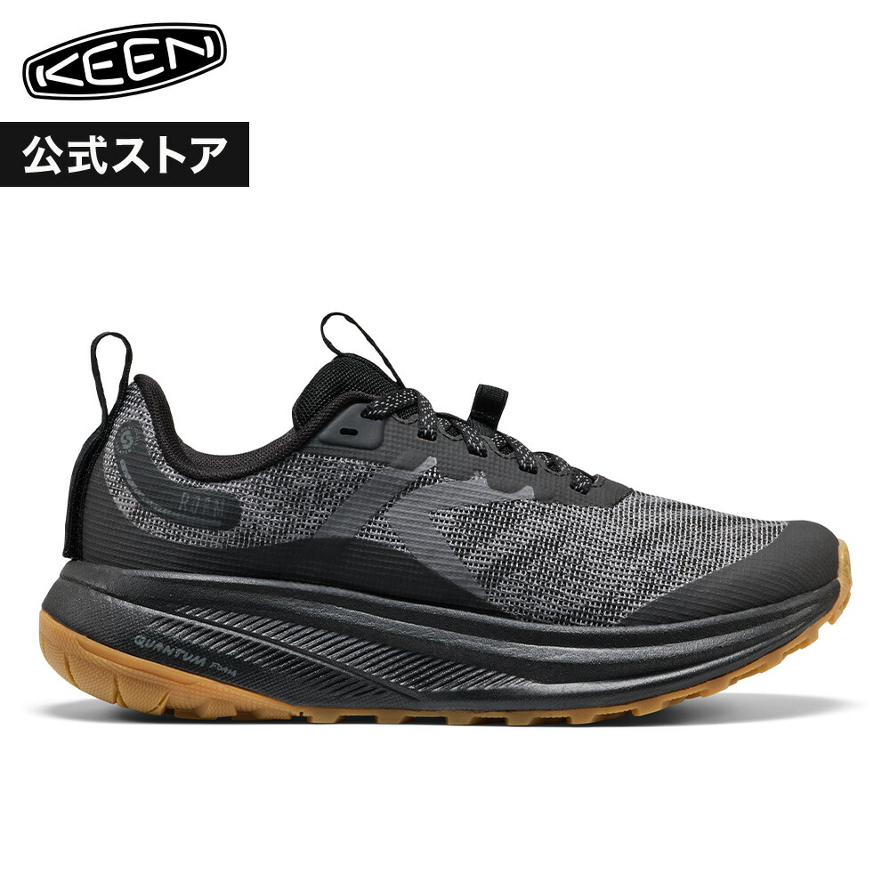 【公式】 KEEN キーン レディース ローム ROAM スニーカー 靴 ランニングシューズ トレイルランニング トレラン ファストハイク 軽量 登山靴 アウトドア キャンプ シンプル カジュアル ブラック 黒｜KEEN公式 店