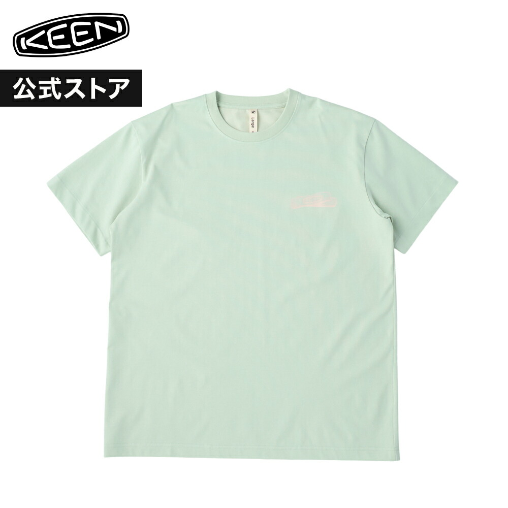 【公式】 KEEN キーン ユニセックス オーシー アールピー サインボード ティー OC/RP SIGNBOARD TEE Tシャツ 半袖 アウトドア キャンプ フェス シンプル カジュアル グリーン 緑 ロゴT