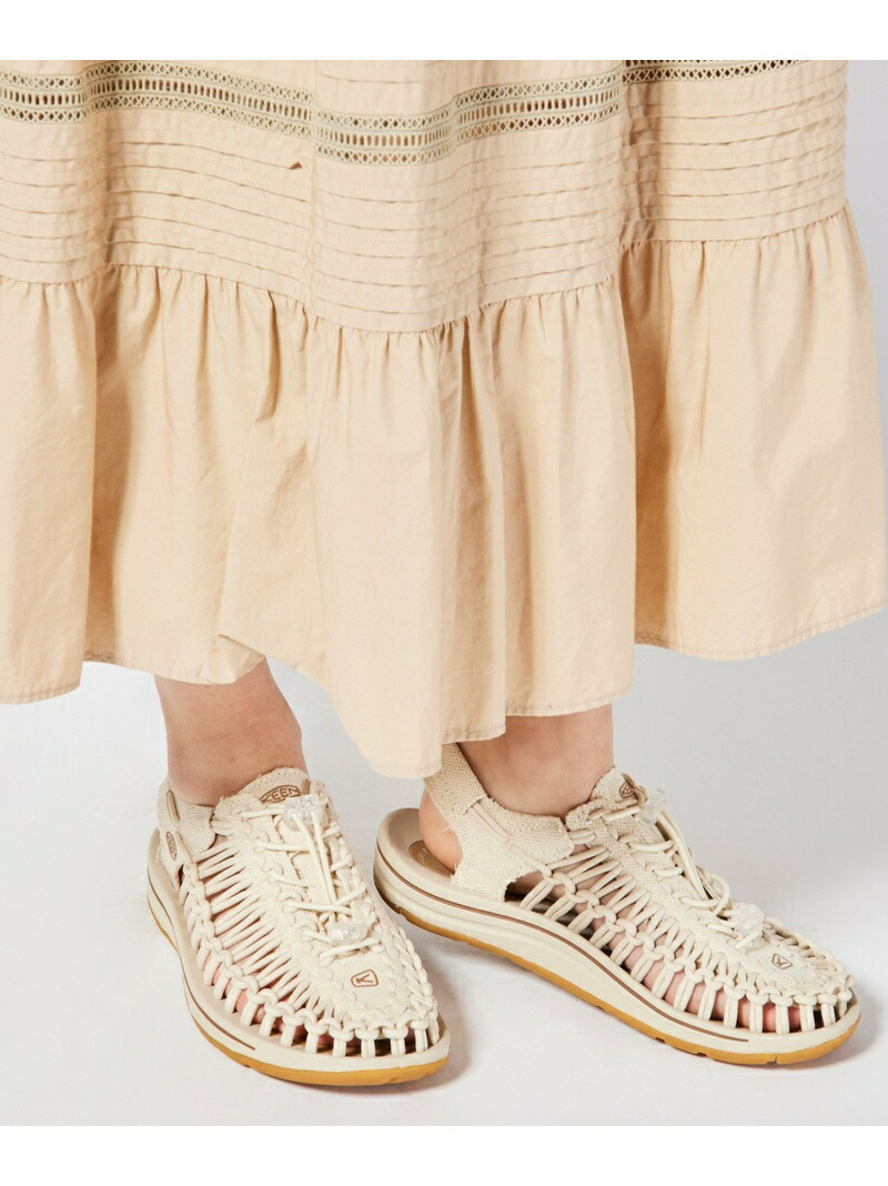 (WOMEN)UNEEK CANVAS / (レディース)特殊 帆布 KEEN キーン シューズ・靴 サンダル 白いこと【貨物輸送無料】[ Fashion]