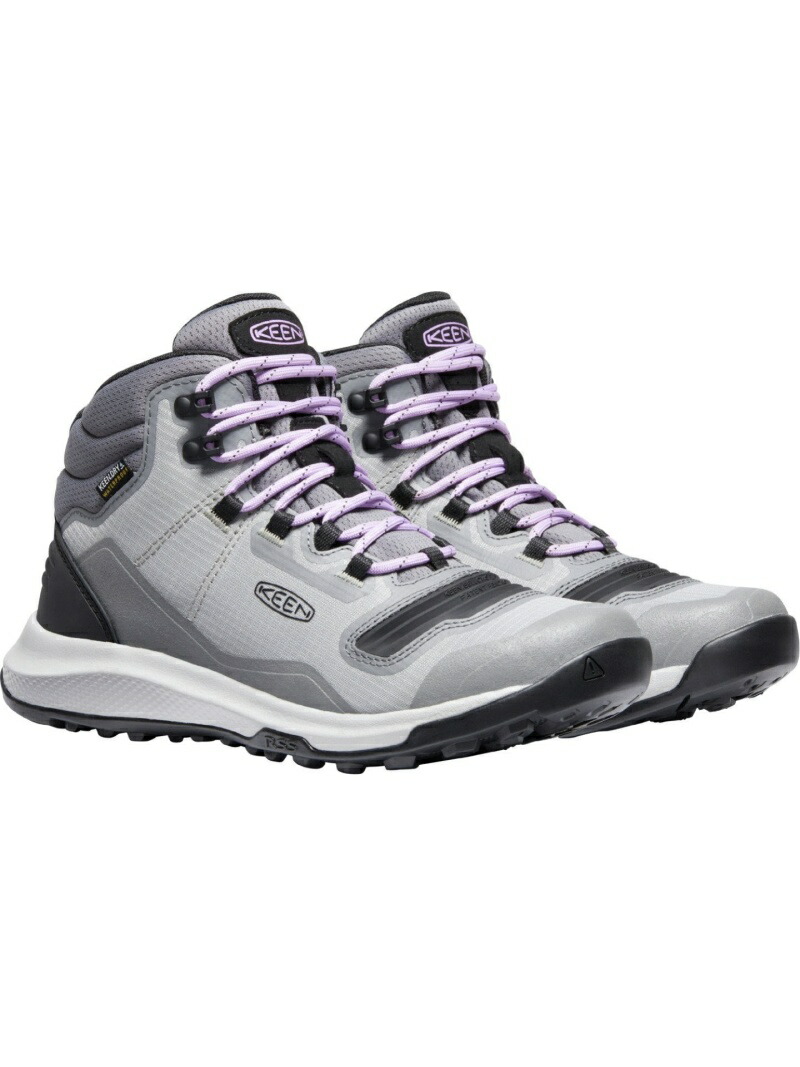 (WOMEN)TEMPO FLEX MID WP/ペース フレックス ミッド お水校正刷り KEEN キーン シューズ・靴 スニーカー 薄墨色【貨物輸送無料】[ Fashion]