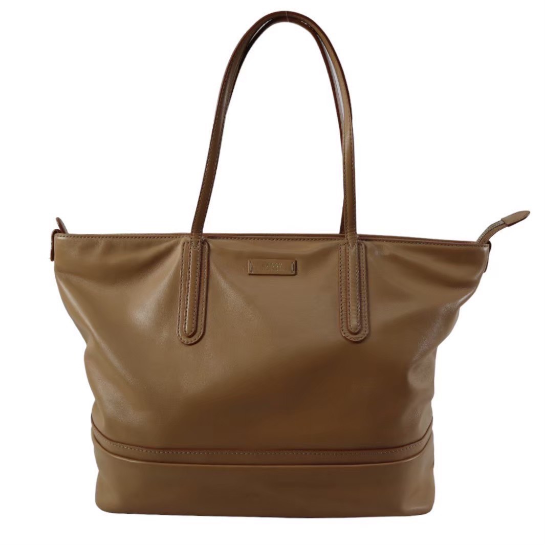 「中古」BALLY バリー トートバッグ ハンドバッグ バッグ 肩掛け ベージュ系 レザー レディース バッグ シンプル おしゃれ 大人 年代問わず