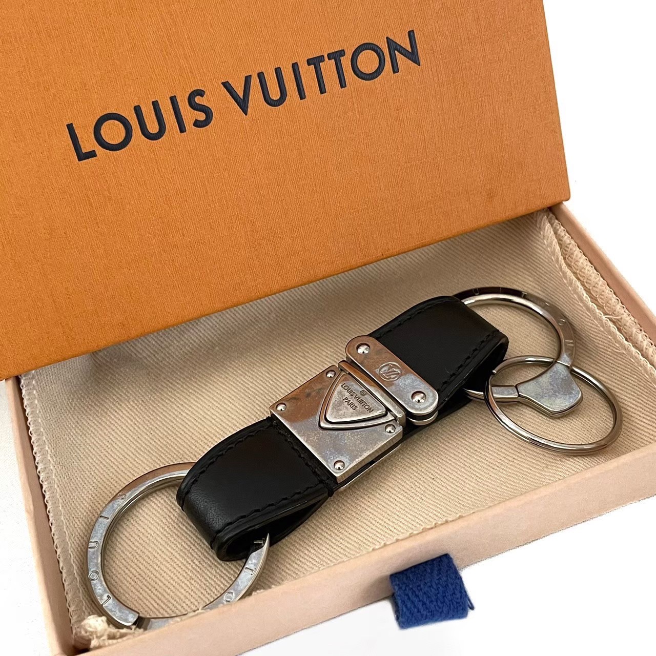 ルイヴィトン キーリング キーホルダー 箱付き 楽天市場】【中古】LOUIS VUITTON ルイヴィトン ポルトクレ タブ