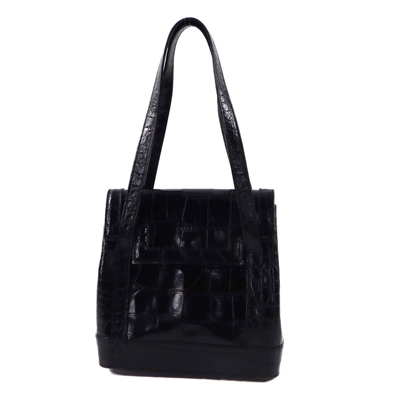 楽天市場】【中古】【バッグ】FURLA フルラ 型押しクロコダイル