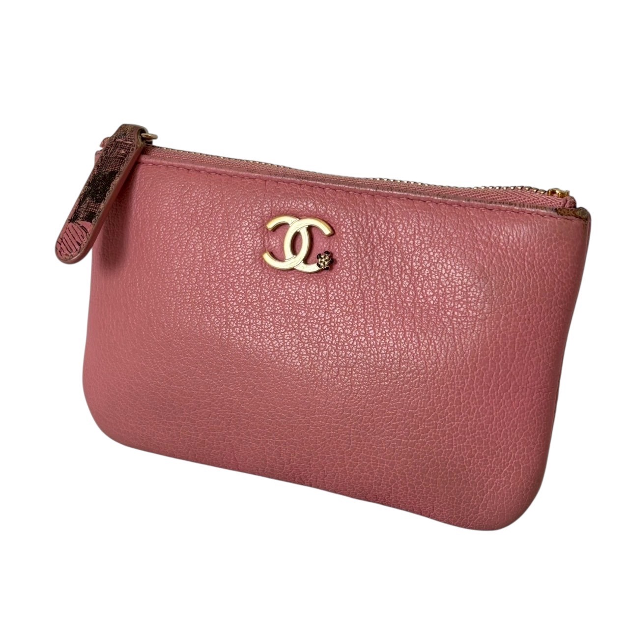 楽天市場】【中古】CHANEL （シャネル） ﾗｯｷｰﾌﾗﾜｰ ｺｲﾝｹｰｽ 財布