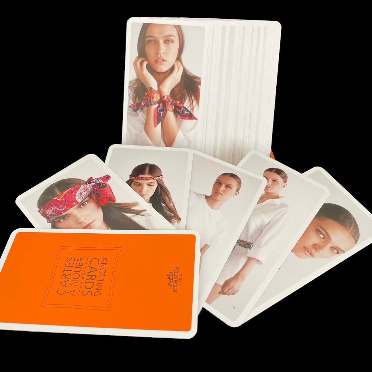 楽天市場】HERMES エルメス ノッティングカード スカーフ巻き方