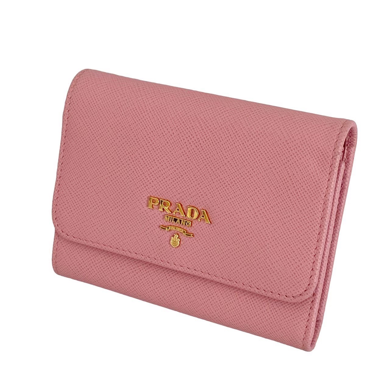 楽天市場】PRADA(プラダ) 三つ折り財布 コンパクト財布 ミニ