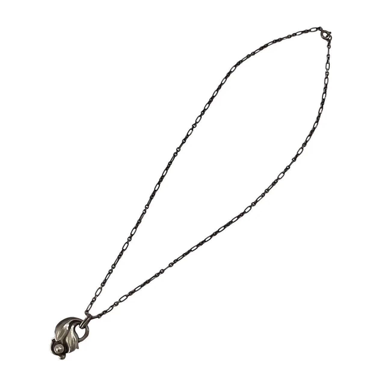［中古］GEORG JENSEN ジョージジェンセン ネックレス 1999 イヤーペンダント シルバー SV925 アクセサリー 小物