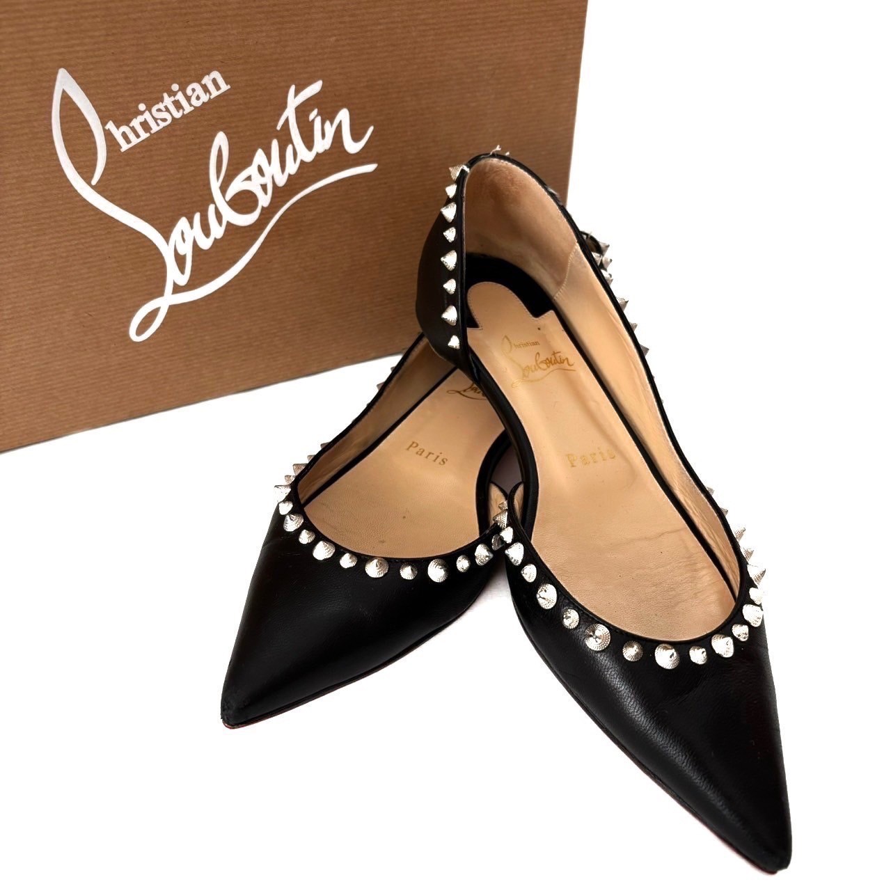 楽天市場】【クリスチャン ルブタン】Christian Louboutin Zazou Flat
