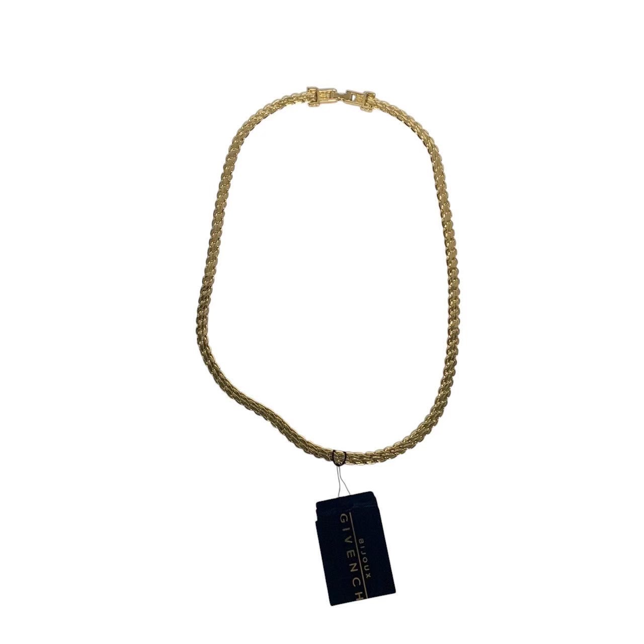 「中古」GIVENCHY ジバンシー ネックレス アクセサリー ブランド チェーン ゴールド シンプル 大人っぽい 46cm タグ付き レディース