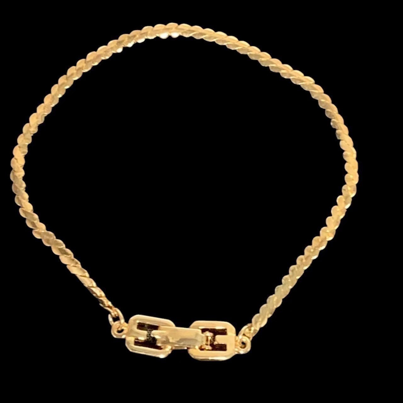 「中古」GIVENCHY ジバンシー ブレスレット アクセサリー ジュエリー ブランド小物 ゴールド チェーン シンプル ゴージャス レディース|総合ブランドリユースClimb