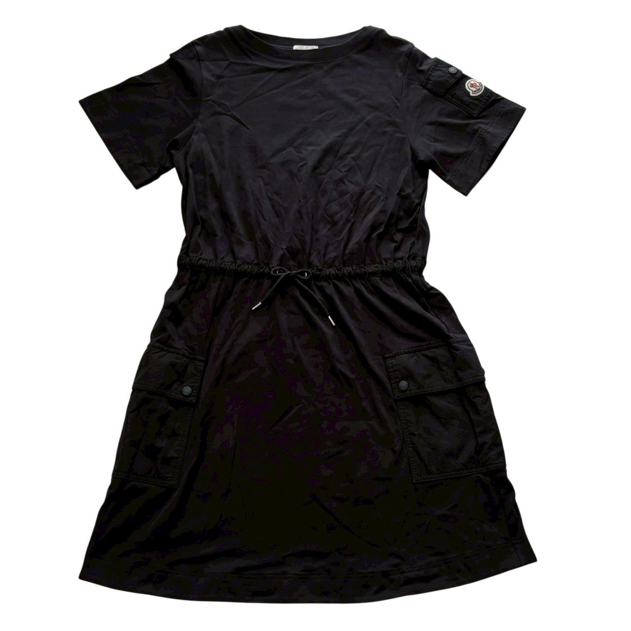 新品タグ付きMONCLER ABITO TG 12A ネイビー半袖ワンピース 楽天市場】【中古】MONCLER モンクレール ミニワンピース 半袖 ABITO