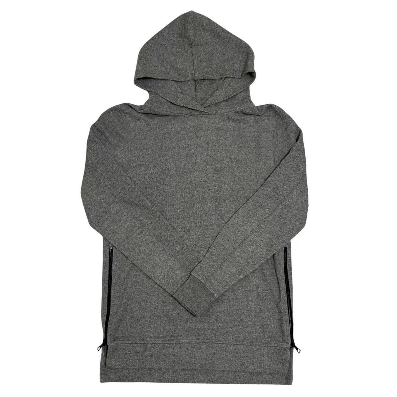 ［中古］JOHN ELLIOTT ジョンエリオット サイドジップパーカー グレー ファスナー スウェット パーカー フーディー メンズ サイズ1 Sサイズ