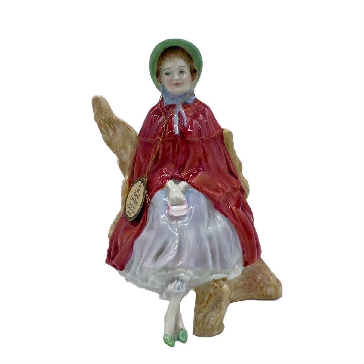 ［中古］ROYAL DOULTON ロイヤルドルトン 室内装飾 飾り付け 小物 フィギュリン 瀬戸もの 外国 お上さん 鳥打ち帽 袈裟 主題 HN2741 SALLY 割れ物 御前上等感 ホビーユニセックス