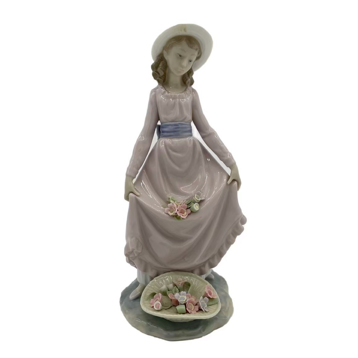 楽天市場】リヤドロ 春めく季節 帽子の少女 乙女 女性 01009749 LLADRO