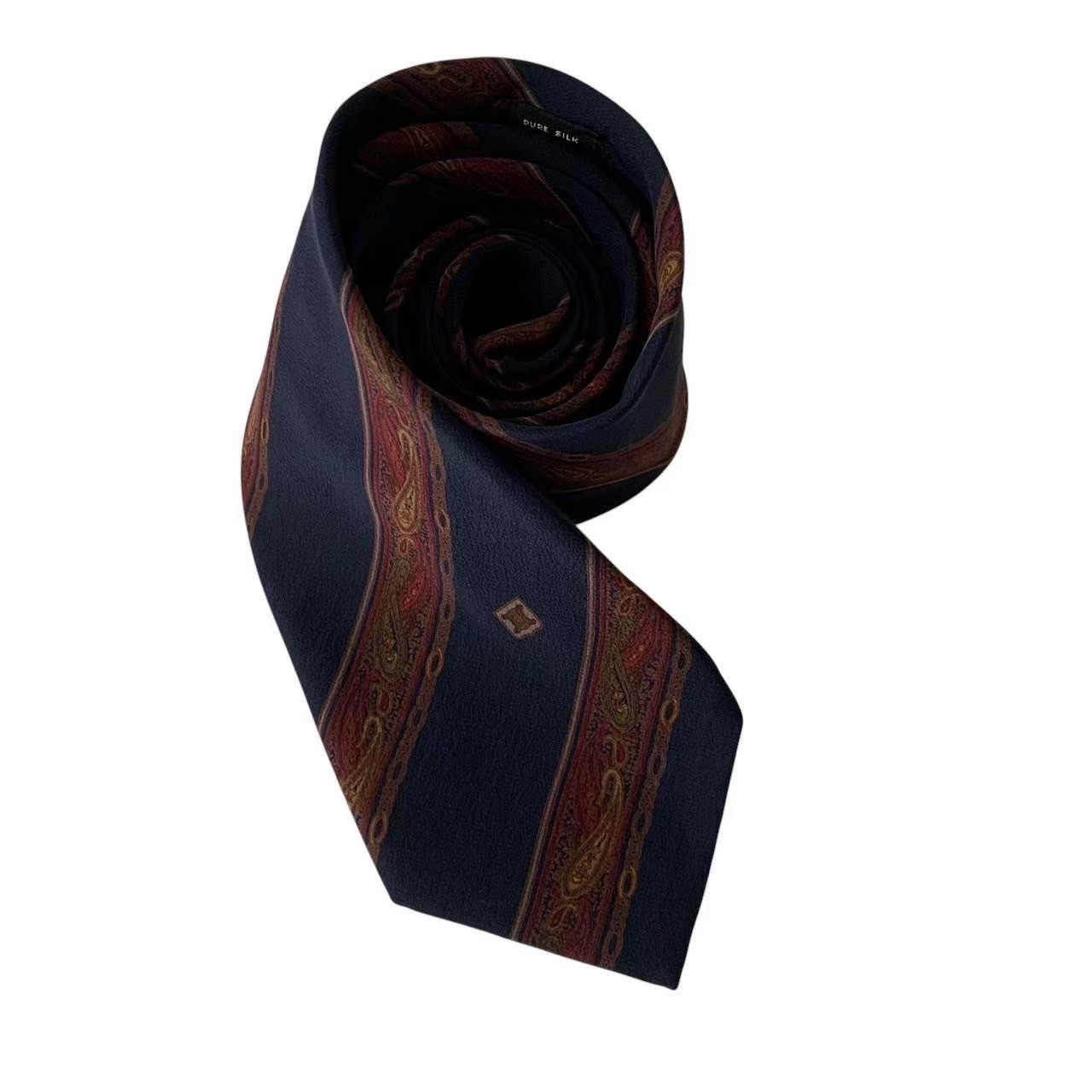 CELINE ネクタイ ハイブランド ソリッド ネイビー CELINE ネクタイ ハイブランド ソリッド ネイビー