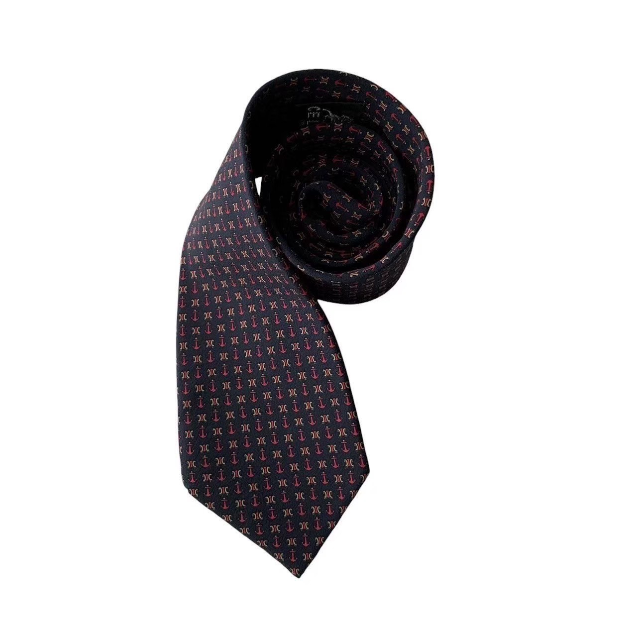 楽天市場】セリーヌ ネクタイ メンズ 総柄ネクタイ シルク 絹 ブラウン