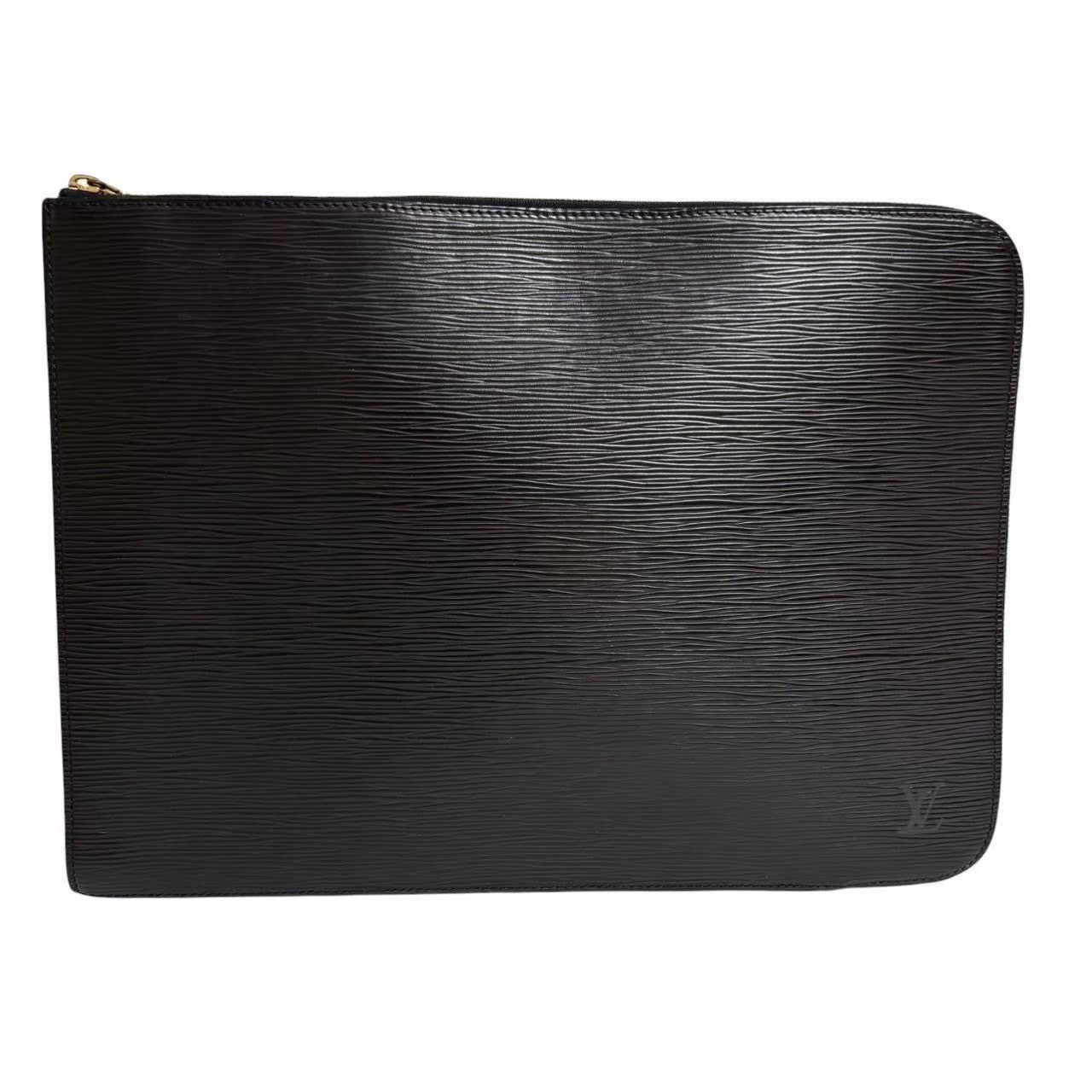 ［中古］LOUISVUITTON ルイヴィトン クラッチペダル御徒面子 ご機嫌ブランド名 黒 黒いこと M54492 ポッシュドキュマン 二番め御徒面子 手持ち鞄 エピ なめし革 メンズ クラッチバッグ・セカンドバッグ-バッグ-メンズバッグ