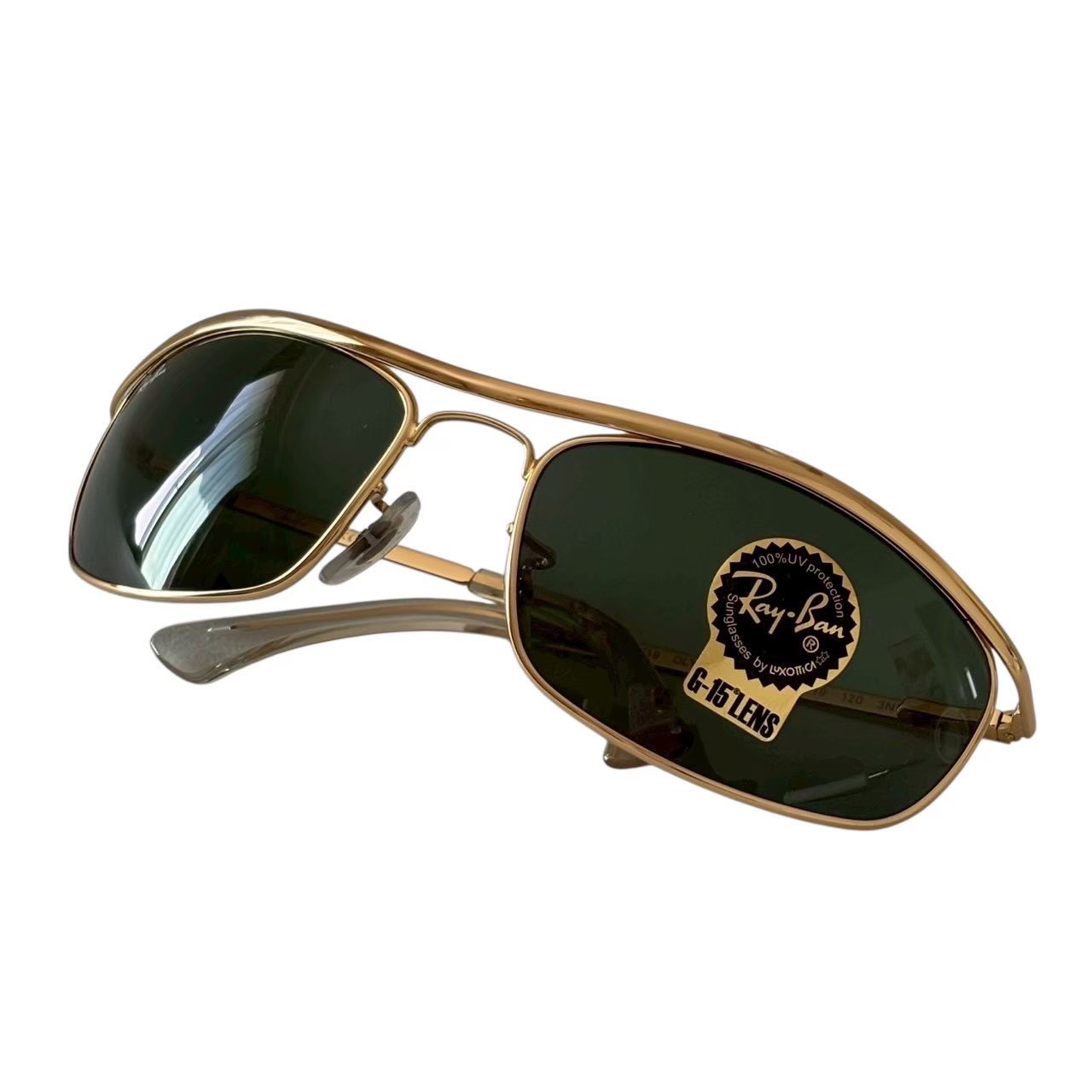 ［未使用］RayBan レイバン サングラス アイウェア ブランド 小物 ファッション アイテム OLYMPIAN RB3119 62サイズ 001 G15 ヤンキー ケースなし メンズ｜総合ブランドリユースClimb